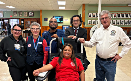 New York State Assemblyman Chris Eachus with NYBCe donors and staff